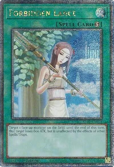 Forbidden Lance - Quarter Century Secret Rare