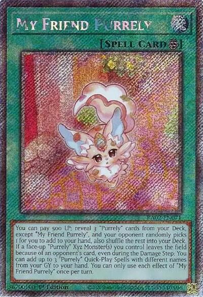 My Friend Purrely - Platinum Secret Rare
