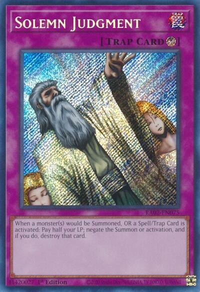Solemn Judgment - Secret Rare
