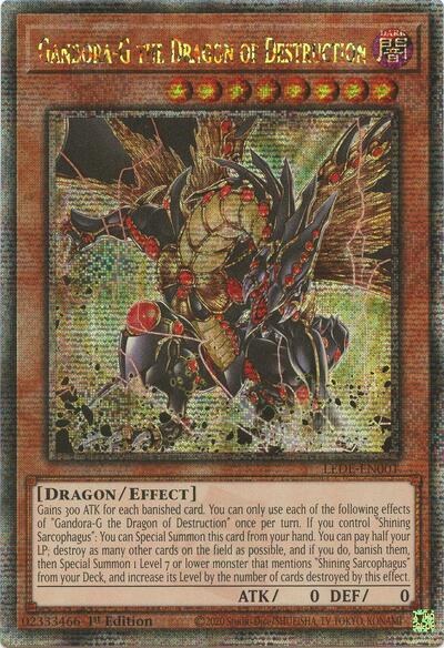 Gandora-G the Dragon of Destruction - Quarter Century Secret Rare