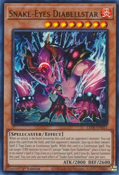 Snake-Eyes Diabellstar - 1st Edition