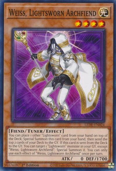Weiss, Lightsworn Archfiend