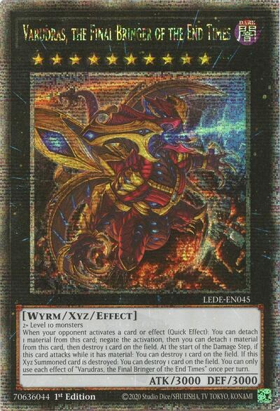 Varudras, the Final Bringer of the End Times - Quarter Century Secret Rare