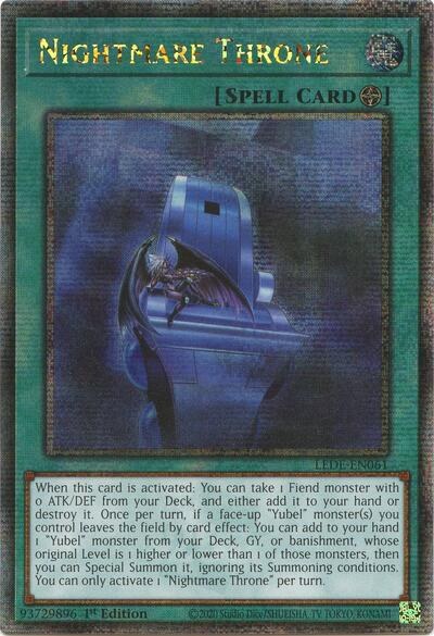 Nightmare Throne - Quarter Century Secret Rare