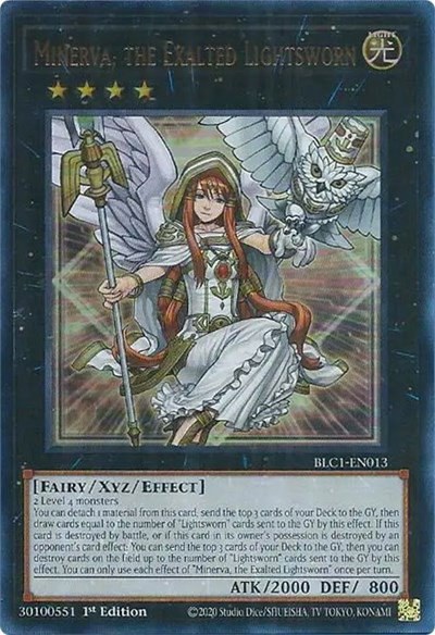 Minerva, the Exalted Lightsworn - 1st Edition