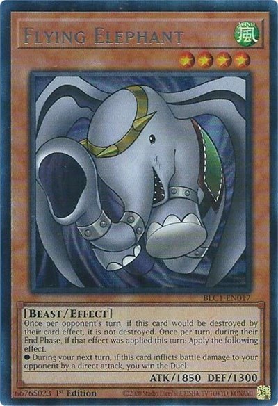 Flying Elephant - Silver
