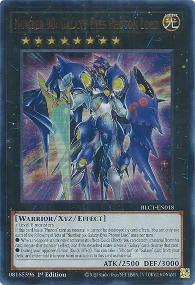 Number 90: Galaxy-Eyes Photon Lord - 1st Edition