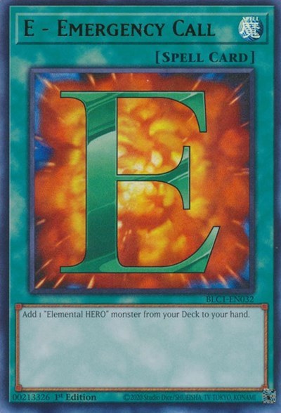 E - Emergency Call - 1st Edition