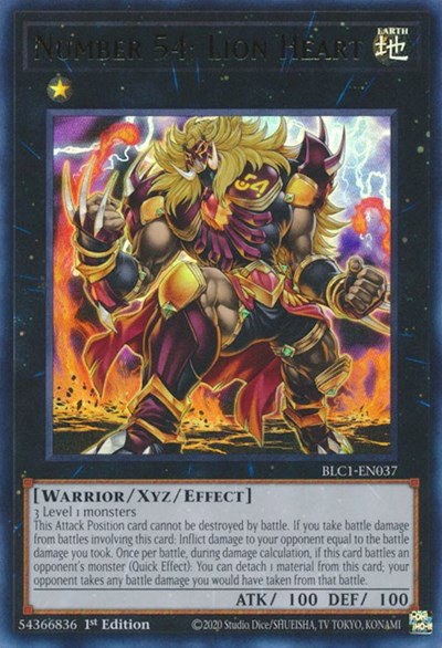 Number 54: Lion Heart - 1st Edition