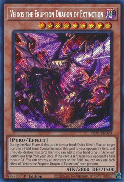 Veidos the Eruption Dragon of Extinction - 1st Edition