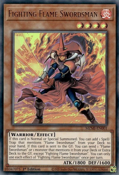Fighting Flame Swordsman - 1st Edition