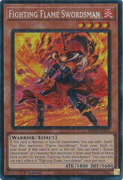 Fighting Flame Swordsman - Cr