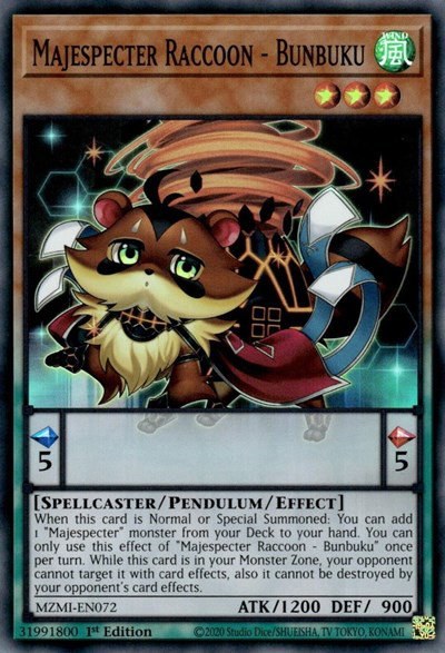 Majespecter Raccoon - Bunbuku - 1st Edition