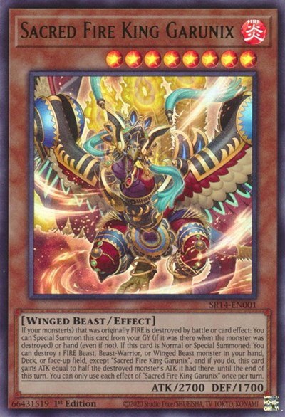 Sacred Fire King Garunix - 1st Edition