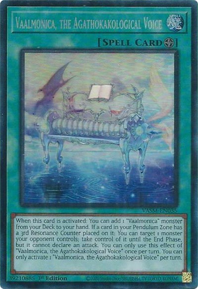 Vaalmonica, the Agathokakological Voice - Cr