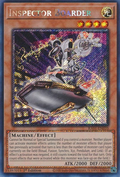 Inspector Boarder - Platinum Secret Rare
