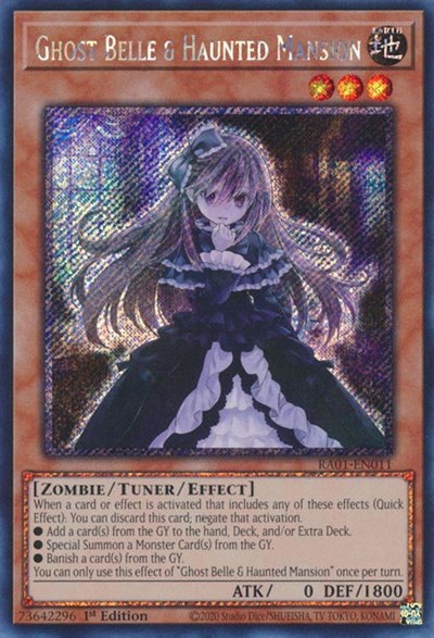 Ghost Belle & Haunted Mansion - Platinum Secret Rare