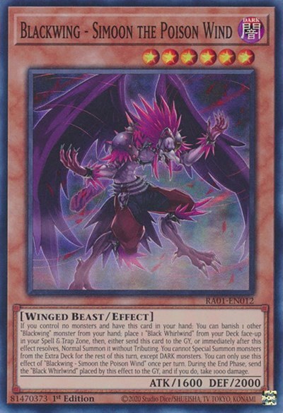 Blackwing - Simoon the Poison Wind - 1st Edition