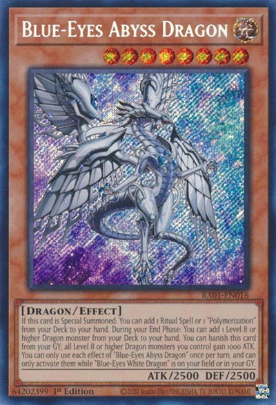 Blue-Eyes Abyss Dragon - Secret Rare