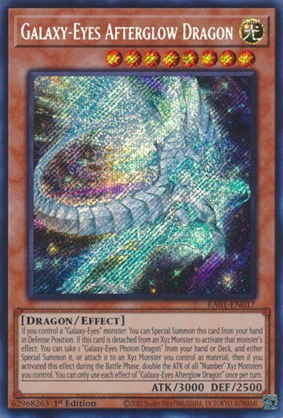 Galaxy-Eyes Afterglow Dragon - Secret Rare