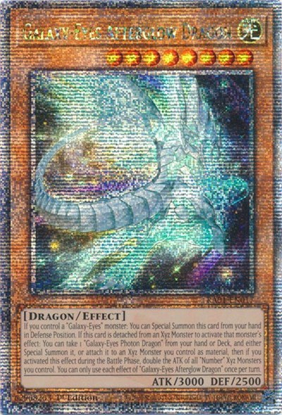Galaxy-Eyes Afterglow Dragon - Quarter Century Secret Rare