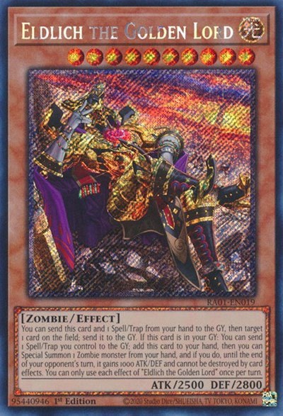 Eldlich the Golden Lord - Alternate Art Platinum Secret 