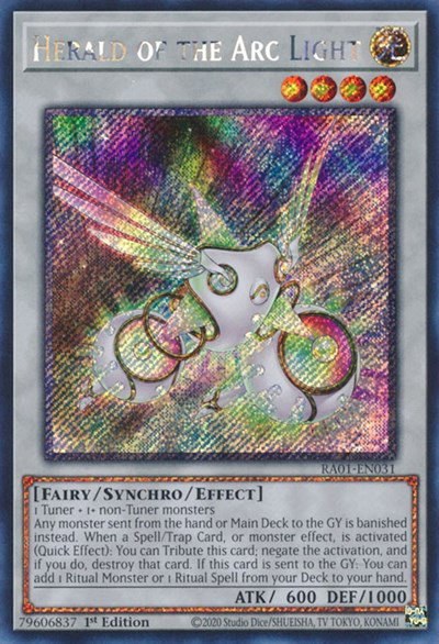 Herald of the Arc Light - Platinum Secret Rare