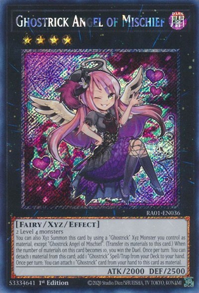 Ghostrick Angel of Mischief - Platinum Secret Rare