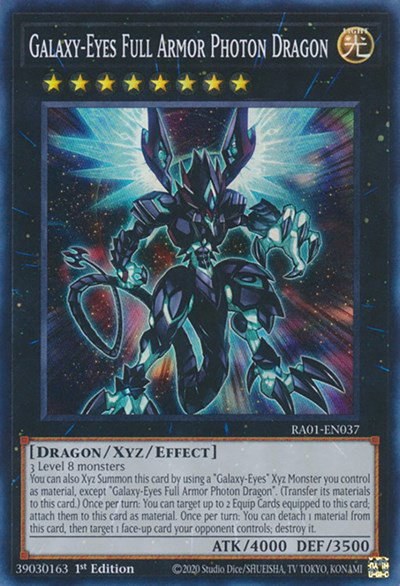 Galaxy-Eyes Full Armor Photon Dragon - 1st Edition