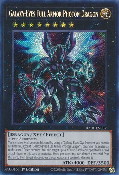 Galaxy-Eyes Full Armor Photon Dragon - Secret Rare