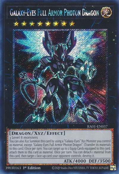 Galaxy-Eyes Full Armor Photon Dragon - Platinum Secret Rare