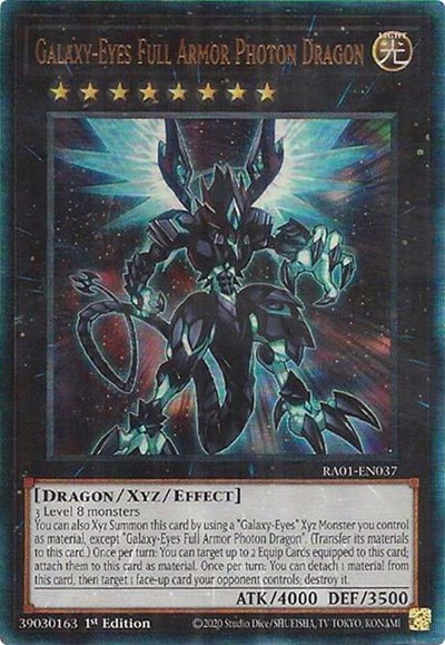 Galaxy-Eyes Full Armor Photon Dragon - Pur