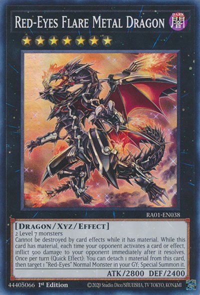 Red-Eyes Flare Metal Dragon - 1st Edition
