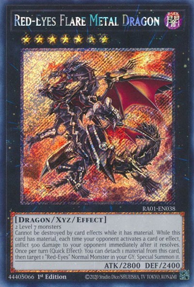 Red-Eyes Flare Metal Dragon - Platinum Secret Rare
