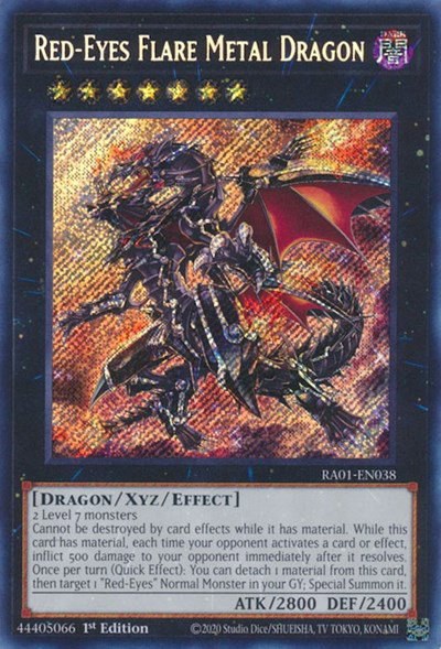 Red-Eyes Flare Metal Dragon - Secret Rare