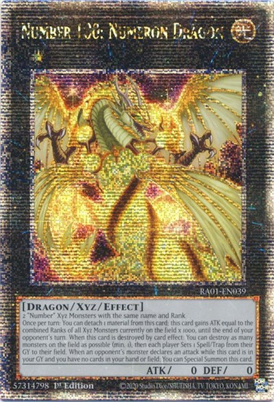 Number 100: Numeron Dragon - Quarter Century Secret Rare