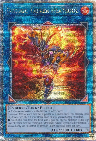 Decode Talker Heatsoul - Quarter Century Secret Rare