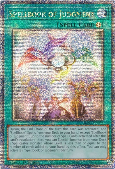 Spellbook of Judgment - Quarter Century Secret Rare