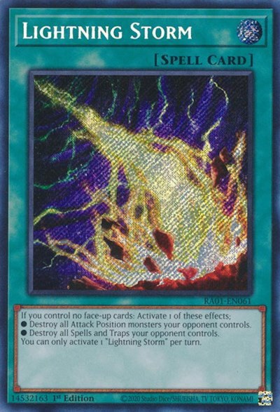 Lightning Storm - Secret Rare