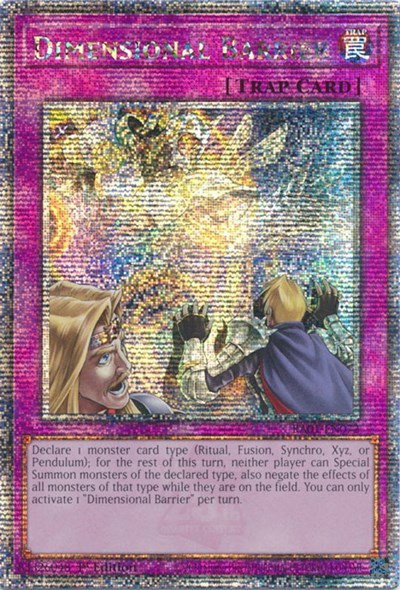 Dimensional Barrier - Quarter Century Secret Rare
