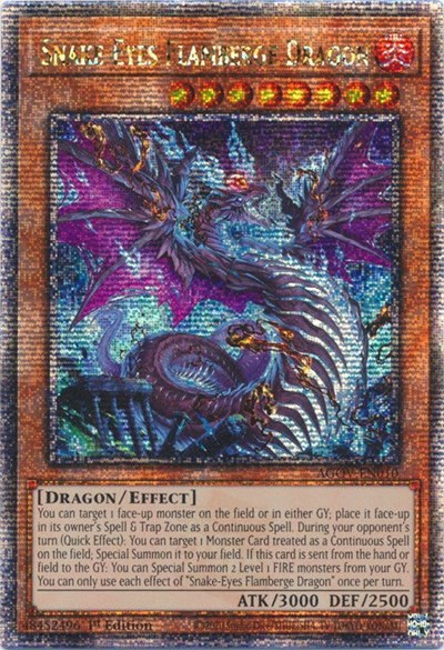 Snake-Eyes Flamberge Dragon - Quarter Century Secret Rare