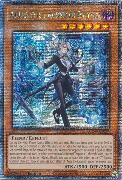 Arias the Labrynth Butler - Quarter Century Secret Rare