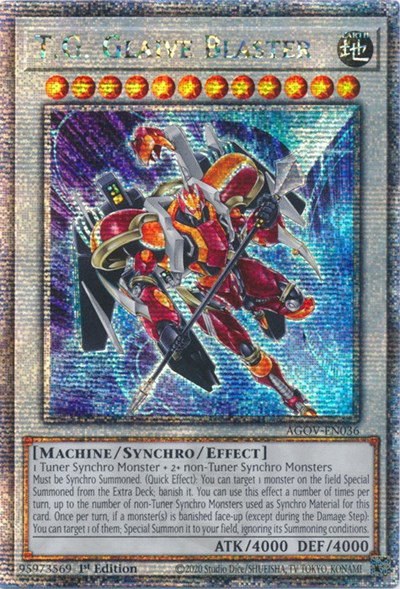 T.G. Glaive Blaster - Quarter Century Secret Rare