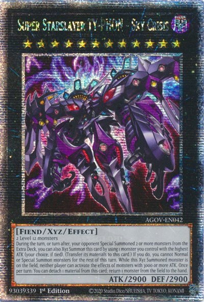 Super Starslayer TY-PHON - Sky Crisis - Quarter Century Secret Rare