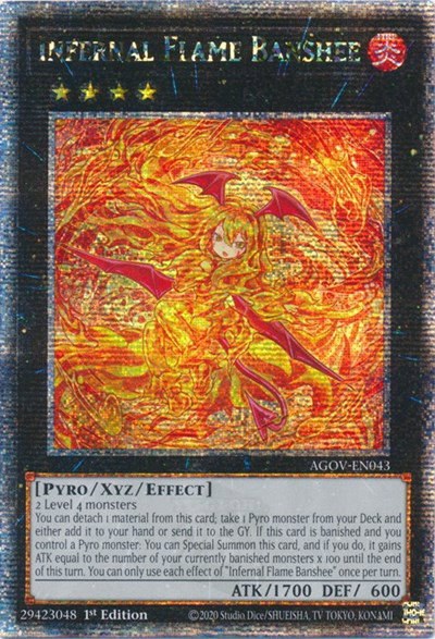 Infernal Flame Banshee - Quarter Century Secret Rare