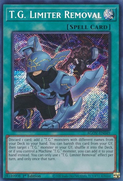 T.G. Limiter Removal - 1st Edition