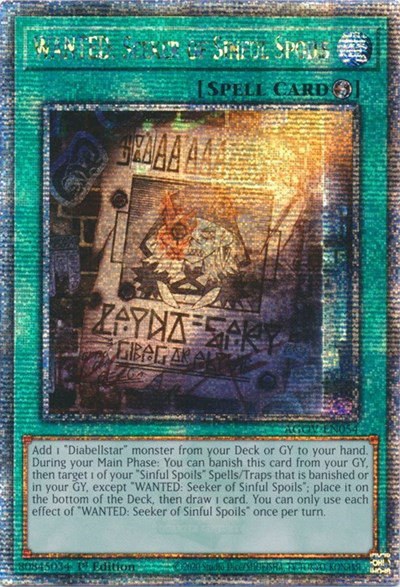 WANTED: Seeker of Sinful Spoils - Quarter Century Secret Rare