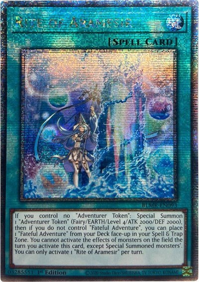 Rite of Aramesir - Quarter Century Secret Rare