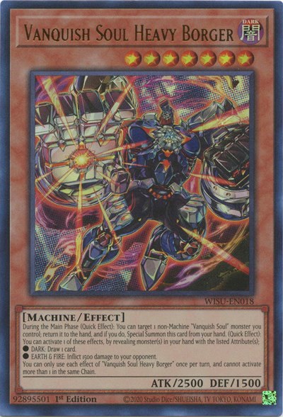 Vanquish Soul Heavy Borger - 1st Edition