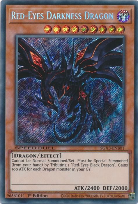 Red-Eyes Darkness Dragon - Secret Rare